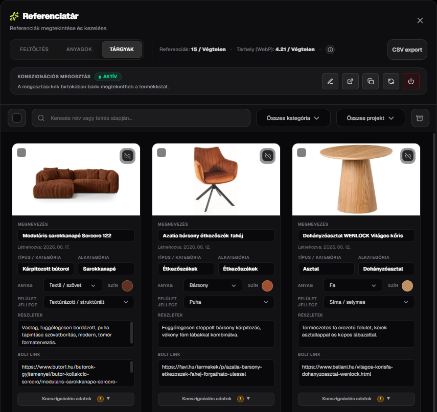 Intelligens referenciatár